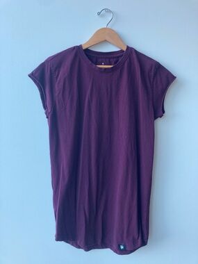 YoungLA Men's Short Sleeve T-Shirt in Deep Plum